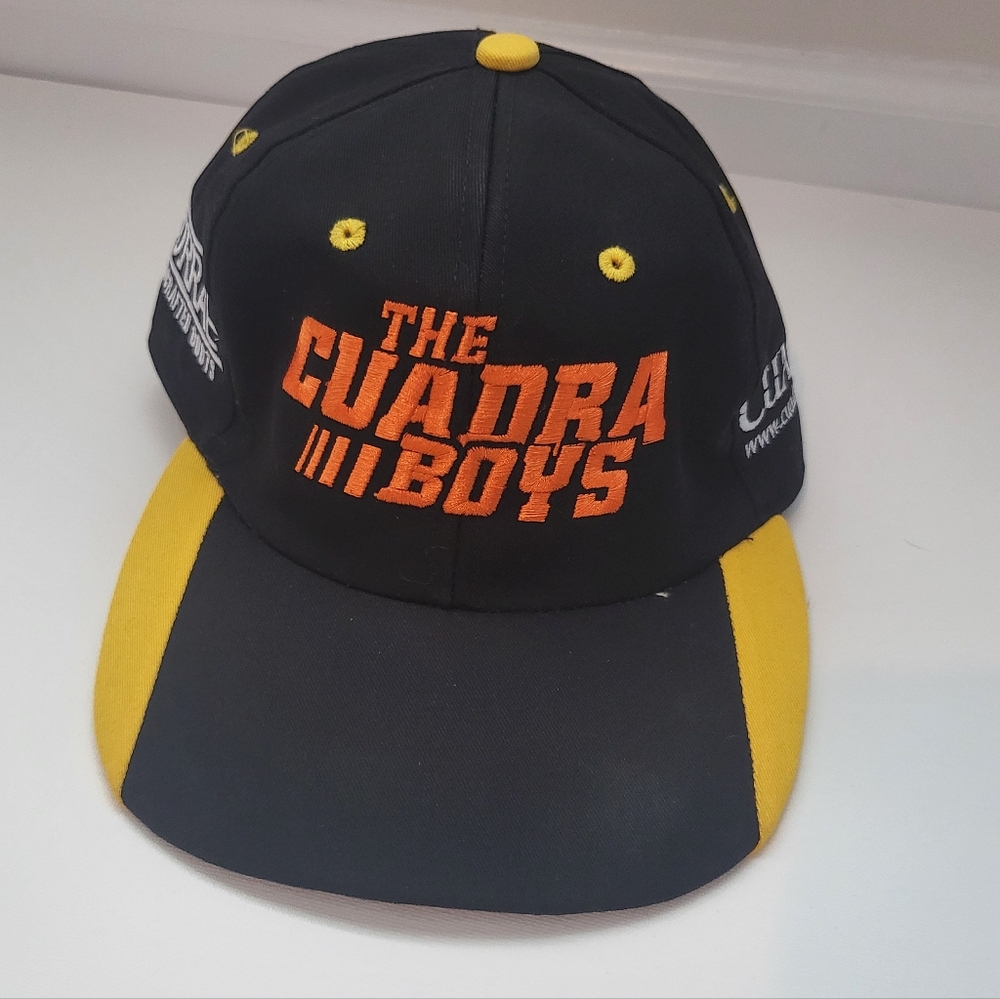Black, Orange, & Gold Racing Hat